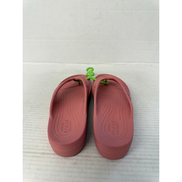 -1244 Crocs Baya Pink Lonic Comfort Platform Flip Flop-US 4 Womens - Picture 5 of 5